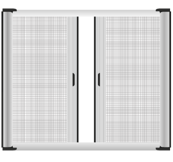 R2B Mosquitera enrollable lateral para puerta con pasamanos - Mosquiteras  para puertas - Filograsso SRL